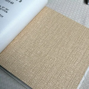 Modern Vinyl Wallcovering Waterproof Commercial PVC Wall Cloth for Hotel Projects Matte Fabric Backed Wallpaper