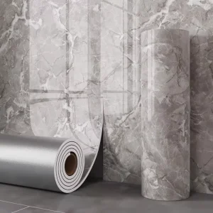 Modern Wall Paper PVC Waterproof Peel Stick Wallpaper Home