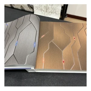 Modern Wallcovering Oboi 3D Velvet Wallpaper Luxury Geometric Wallpaper Office Room Decoration Suede Wallpaper