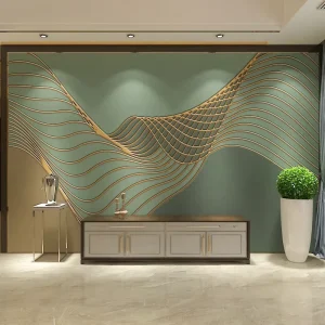 Modern Wallpapers for Living Room Abstract Geometric Lines Wall Paper Home Decor Mural Bedroom Wallpaper