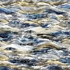 Modern Waterproof 3D 5D18D Sea Wave Wallpaper for Home Decor Bedroom TV Sofa Background Wall Fabric Household Living Room Hotel