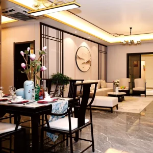 Modern Waterproof Bamboo Charcoal Wall Panel with Floral Pattern for Indoor/Outdoor Commerce Use