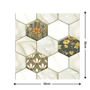 Modern Waterproof Fade Resistant Geometric Self Adhesive Wallpaper Wall Sticker for Long Term Indoor Decoration