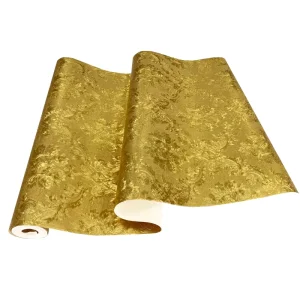Modern Waterproof Glue Free Gold & Silver Foil PVC Wallpaper for Living Room Bedroom 3D Interior Decoration KTV Hotel Bar