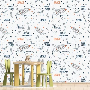 Modern Waterproof Peel and Stick Decorative Wallpaper Self Adhesive Kids Wallpaper