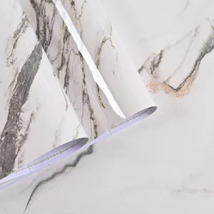 Modern Waterproof Peel and Stick Fireproof Anti-static PVC Wallpaper for Bedroom and Dining Areas