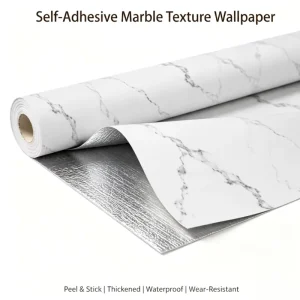 Modern Waterproof Self Adhesive Marble Sticker Kitchen Wallpaper Sticker Oil Proof Marble Pvc Vinyl Plate Marbled Sticker