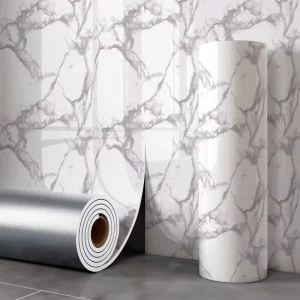 Modern Waterproof Self Adhesive Wallpaper Solid Color Peel Stick Wall Paper for Bedroom Living Room Hotel Use Home Decoration