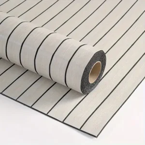 Modern Waterproof Self-Adhesive Wood Grain Peel Stick Tile Wallpaper Geometric Pattern Decorative Wall Grille Living Room