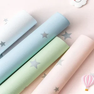 Modern Waterproof Star Wallpaper Self-adhesive 3D Wall Stickers for Kids Rooms