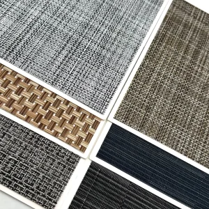 Modern Waterproof Vinyl Teslin Products for Villa Hotel and Hall Wall Decoration with Easy DIY Installation