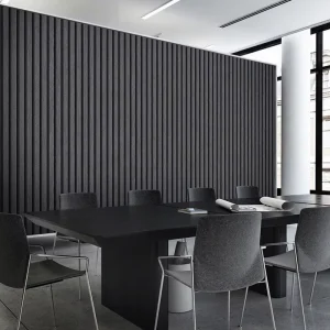 Modern Wood Grain Grille Pattern Multiple Purpose Luxury Wallpaper Rolls