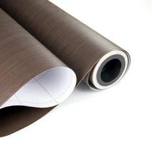 Modern Wood Texture PVC Vinyl Self Adhesive Peel and Stick Wallpaper Roll for Kitchen and Furniture Home Decoration