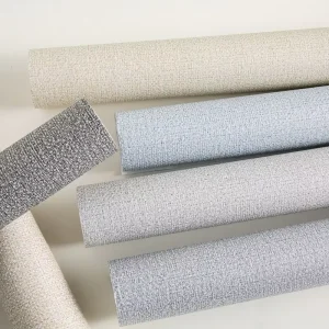 Modern Woven Fabric Wallpaper for Wall Decoration Hotel Lobby Bedroom Interior Design Wallpaper Roll