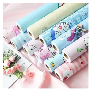 Modern Yellow Waterproof Anti-Static 3D Wallpaper Wall Decor Sticker for Kids’ Room Boy and Girl