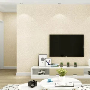 Modern for Home Decoration Living Room Bedroom Stripes Wall Coating Paper Roll Plain Solid PVC 3D Wallpaper