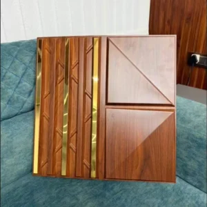 Moi Durable PET Mirror 3D Wall Panels Modern Geometric Design Waterproof Eco friendly Mould Proof for Kitchen Hotel Dining