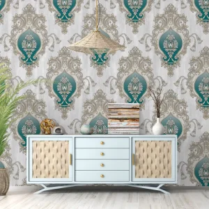 Moisture Proof Anti Collision Non Woven Wallpaper Rolls for Living Room Bedroom TV Background Wall Waterproof Application