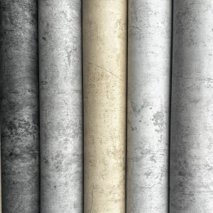 Moisture Proof Peel Stick 3D Self Adhesive Vinyl Wallpaper Modern Style Concrete Cement 3D Wall Sticker for Home Use