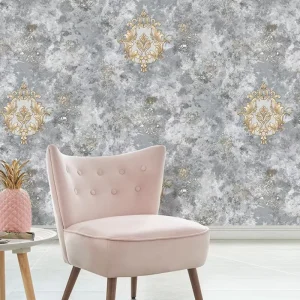 Moisture-Proof Relief Embossed Wallpaper Bedroom Living Room TV Background Wall 3D Self-Adhesive Wallpaper