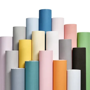 Morandi Floral Wallpaper for Bedroom Dormitory Waterproof Self Adhesive Solid Color Fireproof Diatom Mud Colorful Floral for
