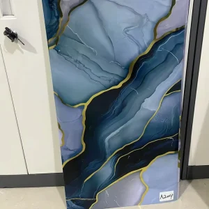 Morden Design 3D Granite Marble Sticker Peel and Stick Waterproof PVC Gold Black Self-Adhesive Marble Wallpaper for Home Decor