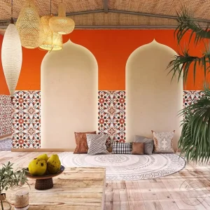 Moroccan Thai Exotic Mural Wallpaper for Wall Beauty Salon Decoration