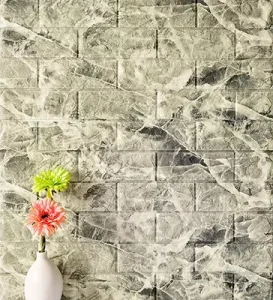Mould Proof Waterproof Vinyl Wallpaper for Bedroom Living Room 3D Wall Coating Self Adhesive Wallpaper Sticker