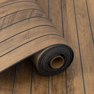 Multi-Purpose Self-Adhesive 3D Wall Stickers Waterproof Wood Grain PVC Panels Removable Wallpaper for Home & Office