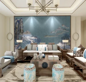 Mural Wall Papers Decor Wall Bedroom Background Embroidery Chinoiserie and Chinese Silk Wallpaper Fresco Home Decoration