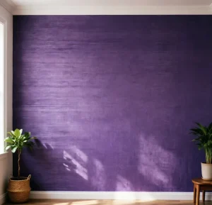 Mywind Custom Design Purple Natural Sisal Wallpaper Roll Non Woven Backing Textured Wallcovering