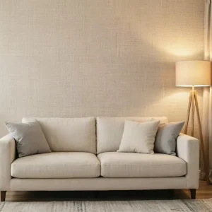 Mywind Natural 100% Paper Weave Wallpaper Beige Brown Mix Weave Anti Static and Moisture Proof for Home Decor Wallcovering