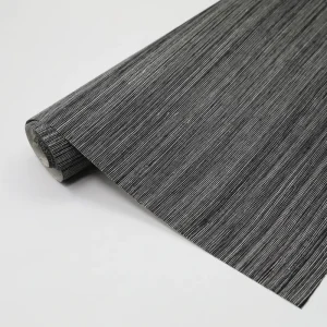 Mywind Natural Modern Black Sisal Wallpaper Natural Woven Wallcovering for Living Room Hotel Bedroom Interior Decoration