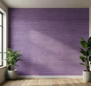 Mywind Natural Purple Sisal Wallcovering Modern Solid Color Grasscloth Wallpaper for Hotel Villa Boutique Decor