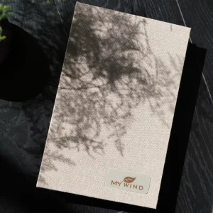 NO.9C New Design New Color Sample Book Natural Paper Weave Wallpaper Choose One Set 4 Books