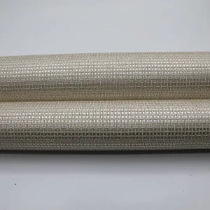Natural 100% Paper Weave Wallpaper Brown With Silver Foil Back Anti-Static and Moisture-Proof for Home Decor