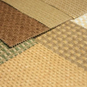 Natural Fiber Grasscloth Wallpaper Handwoven Textured Wall Covering for Home and Office Interior Spaces