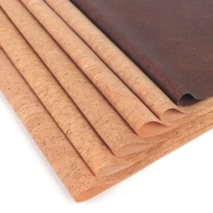 Natural Grain Cork Textile Synthetic Cork Fabric for Hand Bags Arts and Crafts