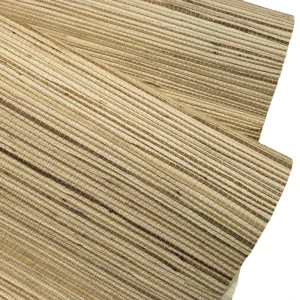 Natural Grasscloth Wall Covering Hemp Wallpaper for House Hotel Wall Decoration