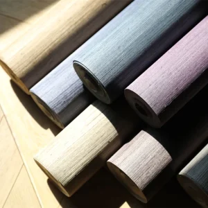 Natural Material Grasscloth Fabric Wallpaper Color Abaca Wall Coverings