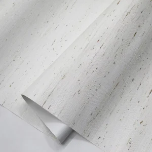 Natural White Hemp Wallpaper for Hotel Home Interior Decoration Handmade Eco friendly Grasscloth Wallcovering