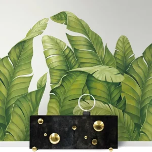 Nature Landscape Tropical Botanical Banana Leaf Design Interior Decoration Wall Mural Wallpaper 3D Wall Paper Mural Art Painting