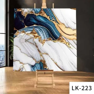 Nature Marble Texture Foam Wall Stickers PVC Waterproof Self-adhesive Hotel Decoration Foam Wallpaper