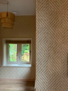 Nature Straw Sisal Linen Grass Weaving Wallpaper Series 3D Wallpaper for Walls Home Hotel Commercial Decor
