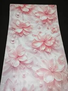 New Arrival 3D Embossed Flower Self Adhesive Wallpaper Waterproof PVC Peel Stick Wall Sticker Removable for Home Decoration