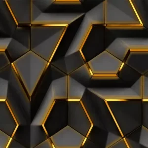New Arrival Household PVC 3D Wallpaper Interior Coating Wall Paper Geometric Pattern Modern Design Home Decor