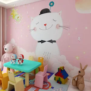 New Cartoon Customized Mural Seamless Wallpaper Children’s Room Bedroom Living Room Background Wall Cloth Wall Decor