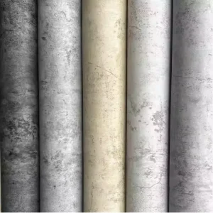 New Cement Concrete Wallpaper Peel and Stick Vinyl & Paper Eco-Friendly 3D Wall Sticker for Interior Decoration
