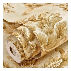 New Custom 3D PVC Home Wallpapers China Designs Flower Bedroom Wallpaper Rolls