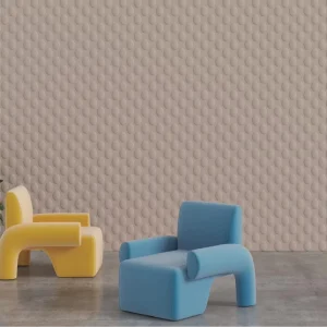 New Design Embossing PET Acoustic Panel Wall Stickers for Improved Acoustic Performance